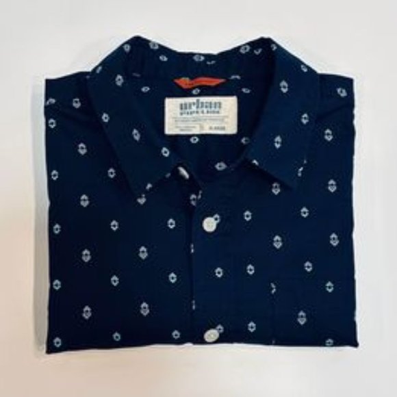 Boy’s XL Urban Pipeline MaxFlex button down printed short sleeve collared shirt - Picture 2 of 4